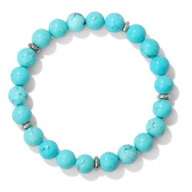 GolbalJew Healing Bracelet For Women Anxiety Beaded Bracelets Jewelry Healing Stone Turquoise Bracelet Stress Relief Yoga Beads Chakra Bracelets Gifts For Women