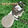 MONOJLY Magnifying Glass, 20X Small Pocket Magnifier, Foldable Mini Magnifier