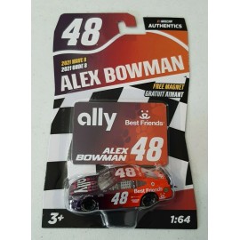Lionel Racing Alex Bowman #48 NASCAR Authentics 2021 Wave 8 Diecast 1:64 ally Best Friends