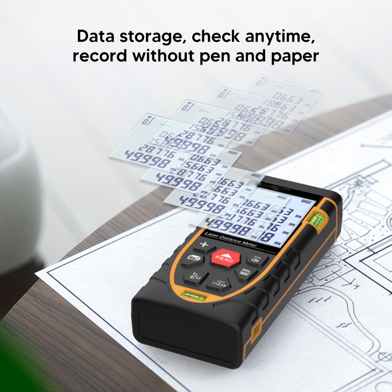 Laser Distance Meter High Accuracy Infrared HD LCD ABS Shell