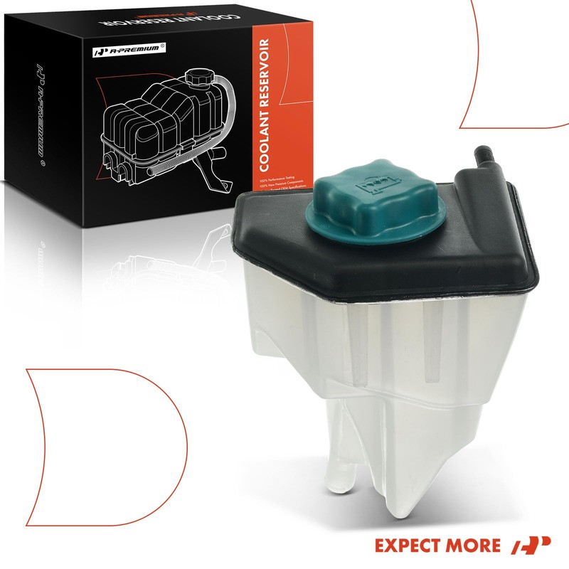 A-Premium Engine Coolant Reservoir Tank with Cap Compatible with Volvo