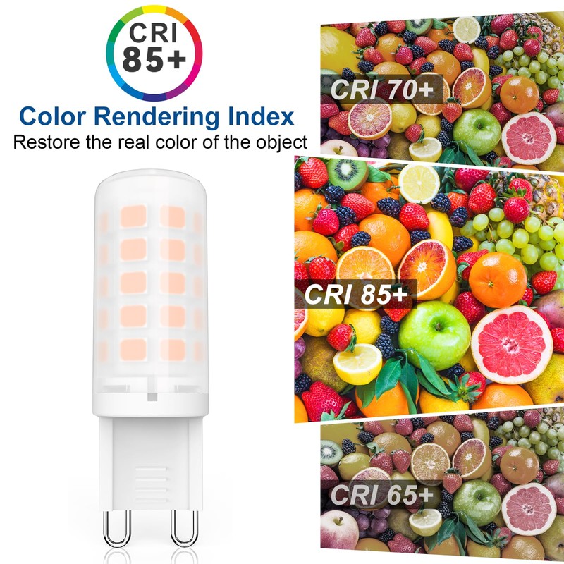 BAOMING G9 LED Bulb Dimmable 3W, 40 Watt T4 G9