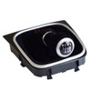 Manual 6 Speed Suede Black Leather Gear Shift knob Complete