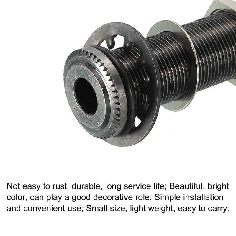 sourcing map Electric Guitar Bass 1/4 Inch Stereo Mono Jack