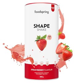 foodspring Shape Shake Erdbeere ‚Äì Vollwertiger Mahlzeitenersatz-Shake zur Gewichtskontrolle mit Premium Protein, 200 kcal pro Portion, Glutenfrei - 900g