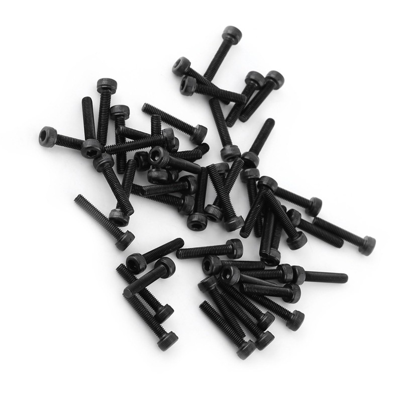 50 Pcs M3 x 16mm Hex Socket Cap Screws Bolts,