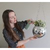 DADO Disco Ball Planter - Disco Planter for Indoor Plants-