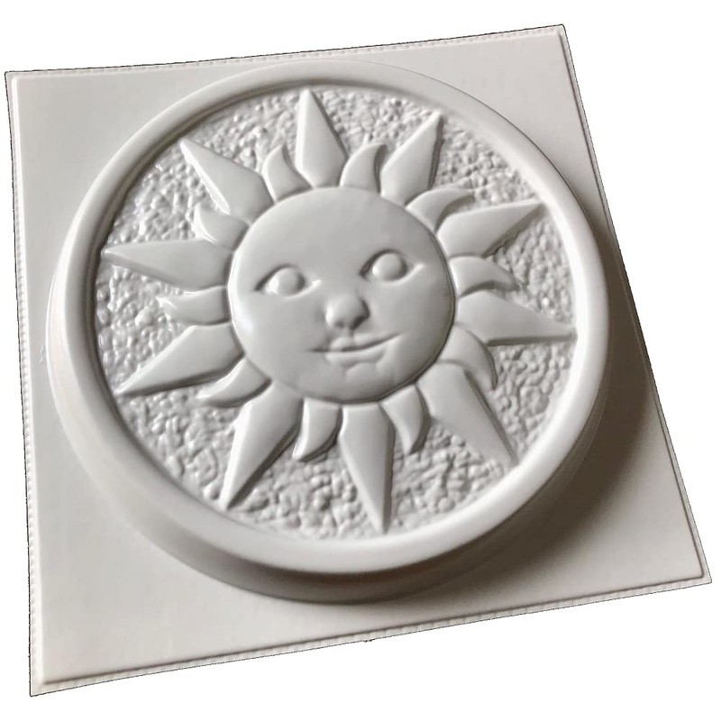 Sun Garden Concrete or Plaster Plaque Mould Stepping Stone Mold
