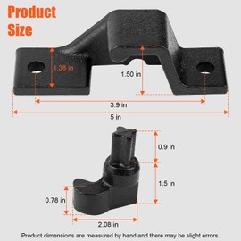 Fuoequl Cargo Trailer Cam bar Keeper (Pair) for Polar cam Action Door Lock Kits