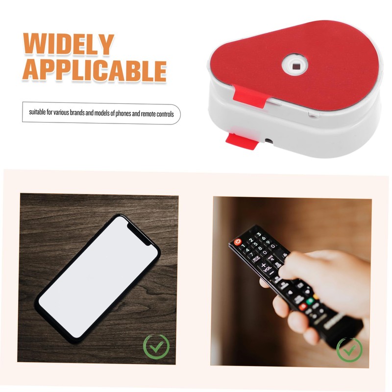 Operitacx Magnetic Remote Control Holder with Retractable Leash Lost Tether