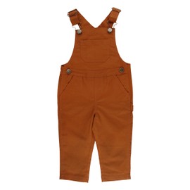 RUGGEDBUTTS Caramel Stretch Chino Overall - 3T