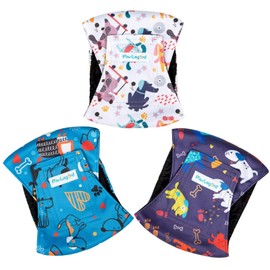 Paw Legend Washable Dogs Diapers Male Dog Belly Bands for Male Dogs Diapers Reusable Puppy & Doggie Diapers Male (3 Pack, X-Small)