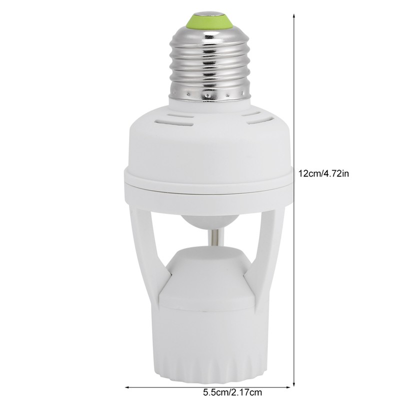 E27 LED Lamp Bulb Holder Light Switch Socket Adjustable Infrared