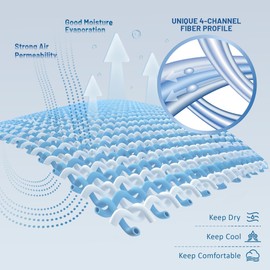 SPIRESNUG 2-Pack Hiking Socks for Men & Women - Moisture-Wicking & Blister-Reducing Design | 3D Arch Support & Odor Control | Trekking, Running & Backpacking