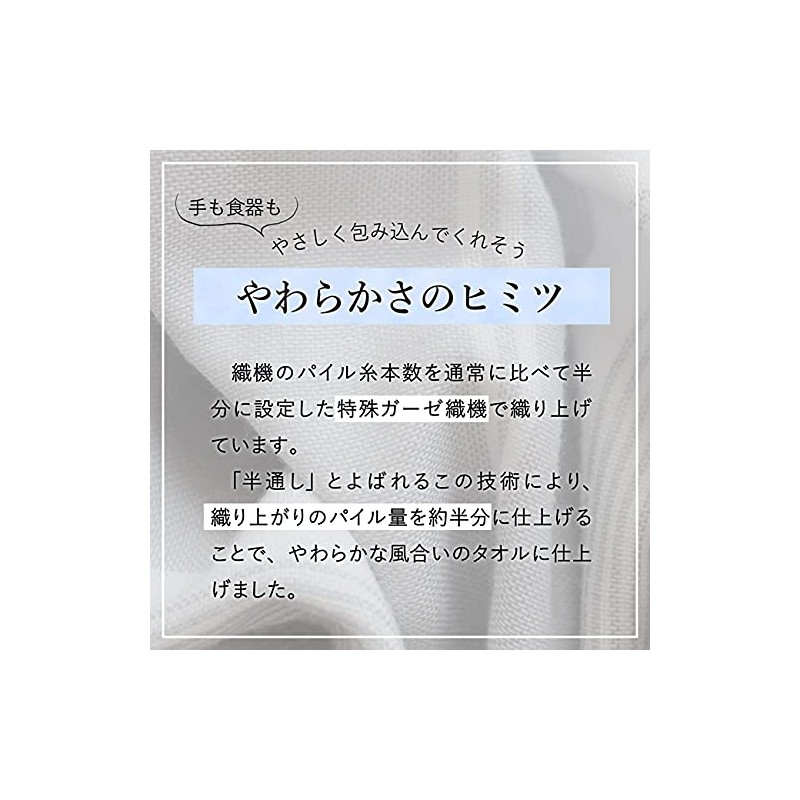 Imabari Towel Set of 6 with Loop, Kitchen Cloth, Dish
