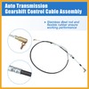 Partuto Auto Gear Shift Cable Transmission Shifter Cable Replace Fit