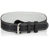 Gold's Gym G3368 Training Leather Belt, Black, L 33.5 -