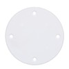 Seachoice Marine Boat Cover Plate, Arctic White, 4-1/8 in. Outer