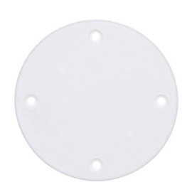Seachoice Marine Boat Cover Plate, Arctic White, 4-1/8 in. Outer Diameter