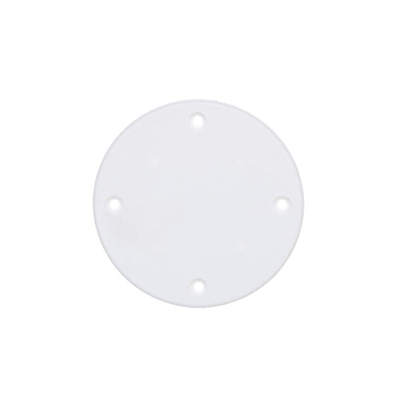 Seachoice Marine Boat Cover Plate, Arctic White, 4-1/8 in. Outer