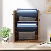 Creso hom Hanging Wall File Organizer, 6 Tier Wood Wall