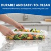 Premium Disposable Clear Plastic Counter Liners - 26" x 26",