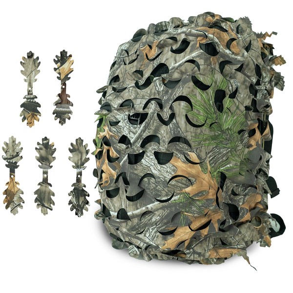 LOOGU Tactical Backpack Cover, Breathable Mesh Camo Camouflage Pack Cover
