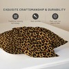 Silk Like Pillowcase for Hair and Skin Abstract Brown Leopard