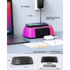 Alarm Clock with Wireless Charging, Digital Loud Alarm Clock with