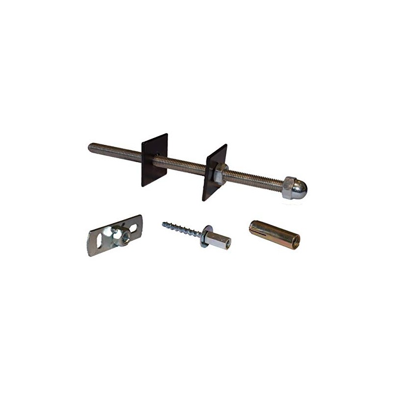 Cast Iron Radiator Stay/Bracket/Tie/Retainer/Fixing Black (Back Plate Fixing)
