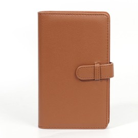 Easy Hood Photo Album, Photo Album with 108 Pockets for Instant Camera, PU Leather Photo Box, Card Holder, 3 Inch Film Photo Book, Brown