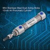 Max. 1 Mpa double-acting stroke 15 mm / 0.6 inch