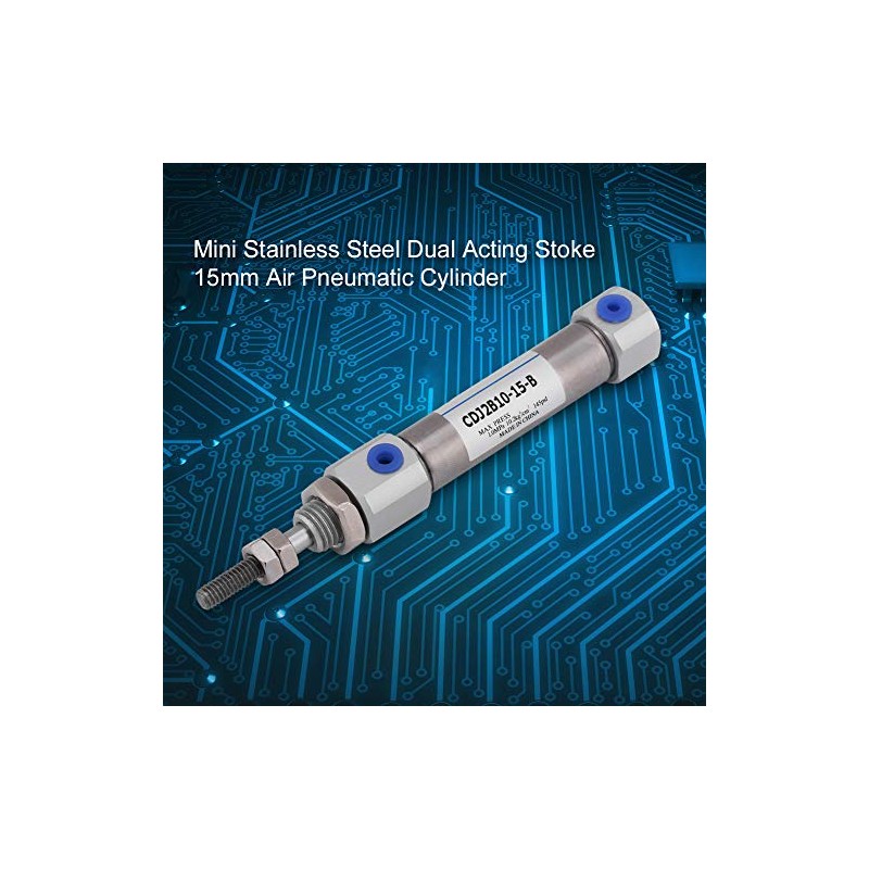 Max. 1 Mpa double-acting stroke 15 mm / 0.6 inch