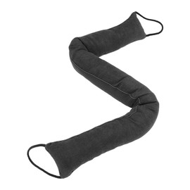 Under Door Draft Blocker, Washable Durable Door Snake Draft Stopper for Summer (Dark Gray)