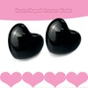 Mimhooy 4 Pack Black Ceramic Drawer Knobs Decorative Cabinet Knobs,