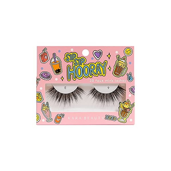 KARA BEAUTY SIP SIP HOORAY 3D Faux Mink Lashes -