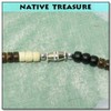 Native Treasure - 18" Black, Brown, Cream Wood Coco Bead