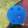 QUEMUIA Indoor Pickleball Balls,26 Holes Indoor Pickleballs USAPA Approved,4-Pack High