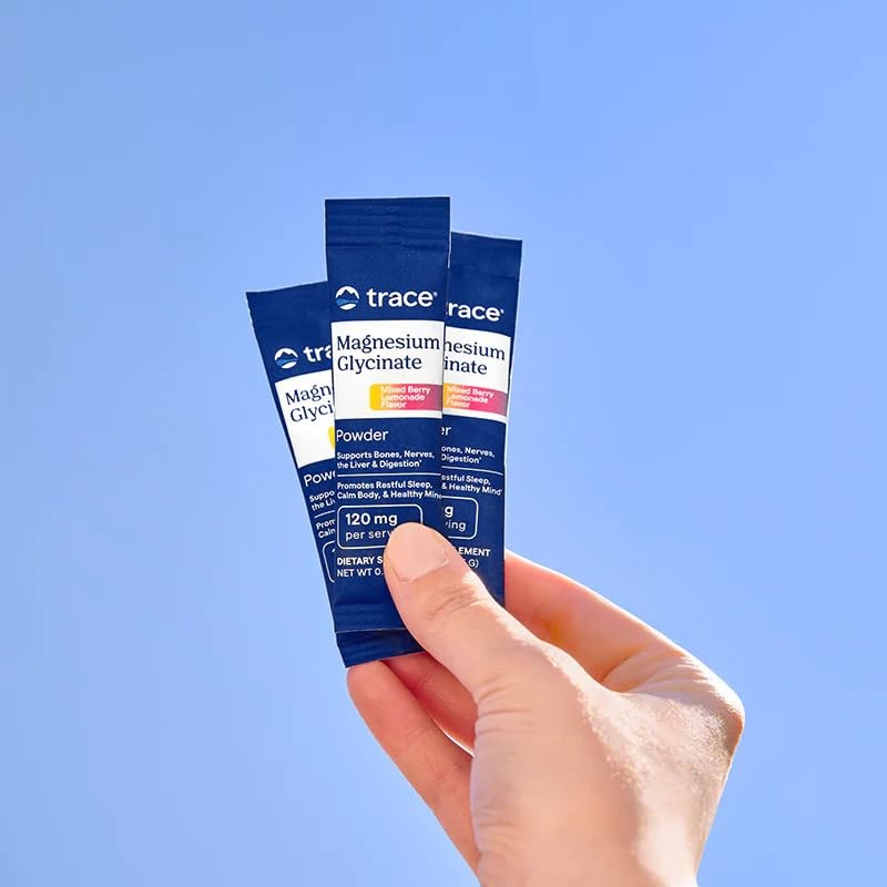 Trace Minerals Glicinato de Magnesio en polvo 30 sobres 3