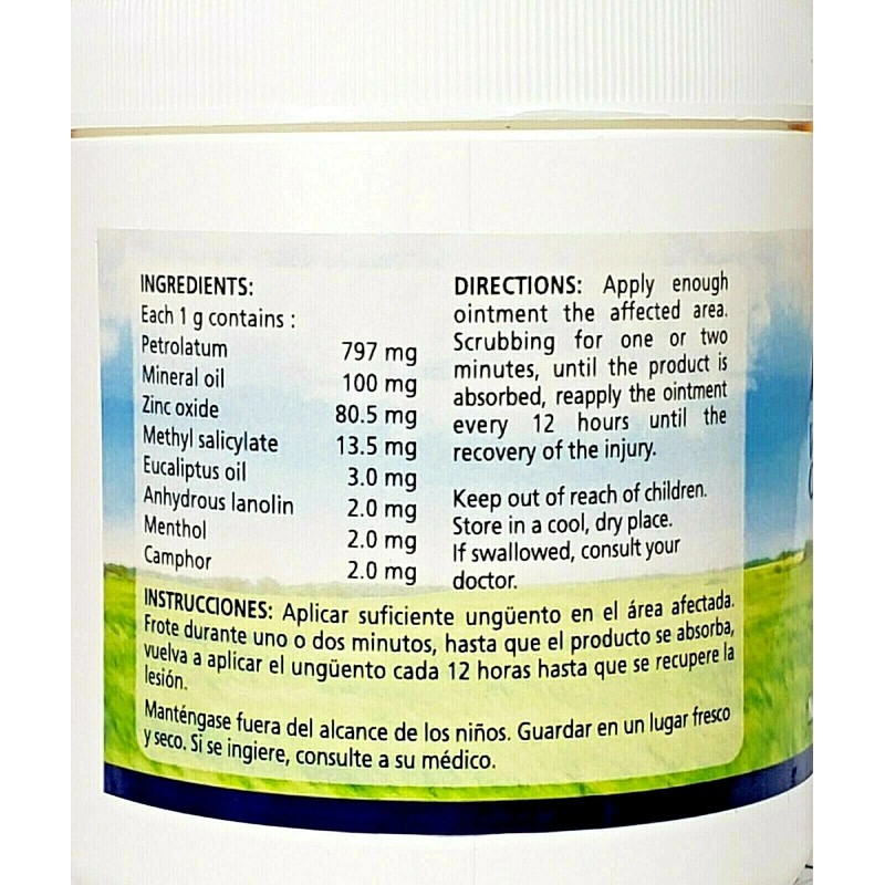 2 Bottles BALSAM White Pomada (8.46 oz) BALSAMO BLANCO La