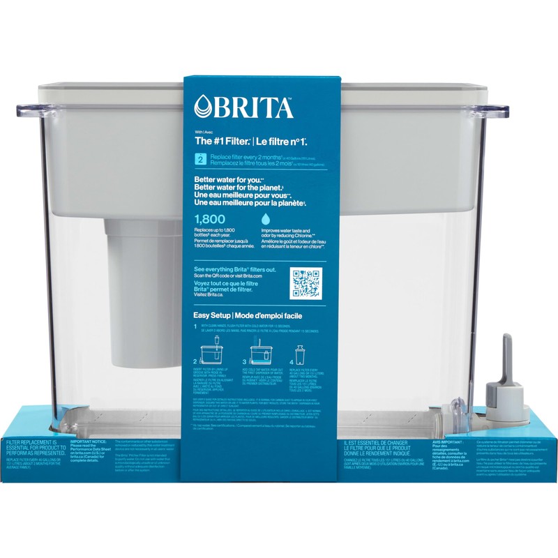 Brita UltraMax Large Water Dispenser With Standard Filter, BPA-Free, Replaces