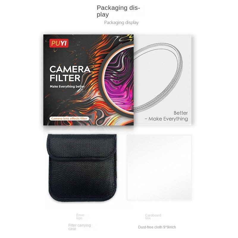 Camera Vortex Effect Filter 77 mm Prism Photography Accessories Film