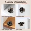 10PCS Cabinet Latch Double Roller Catch Hardware Catches Cabinet Latch