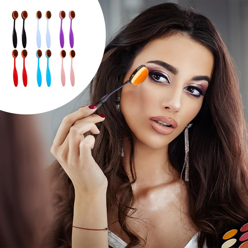 12 Craft Blending Brushes, Paint Applicator Brushes, Ink Blending Brushes,