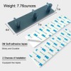 VIRFIN Key Holder for Wall with 2 Self-Adhesive Tapes, No