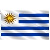 Uruguay Flag 3x5 Ft Outdoor Large, Moderate-Outdoor Both Sides Heavy