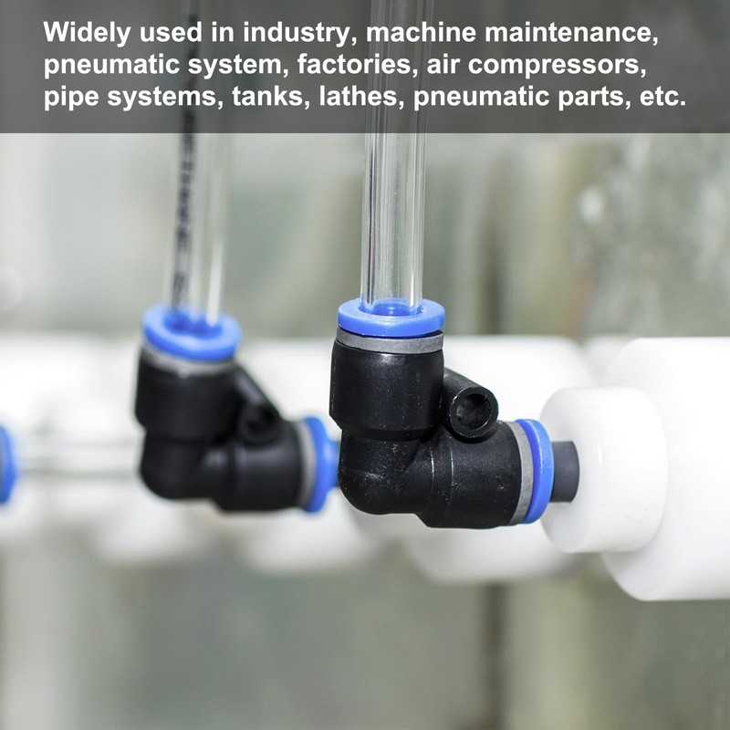 M METERXITY 2 x Angle Connecting Push Pipe Assembly Quick