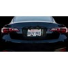 FantasHome Stainless Metal Car License Plate Frame Covers with 4