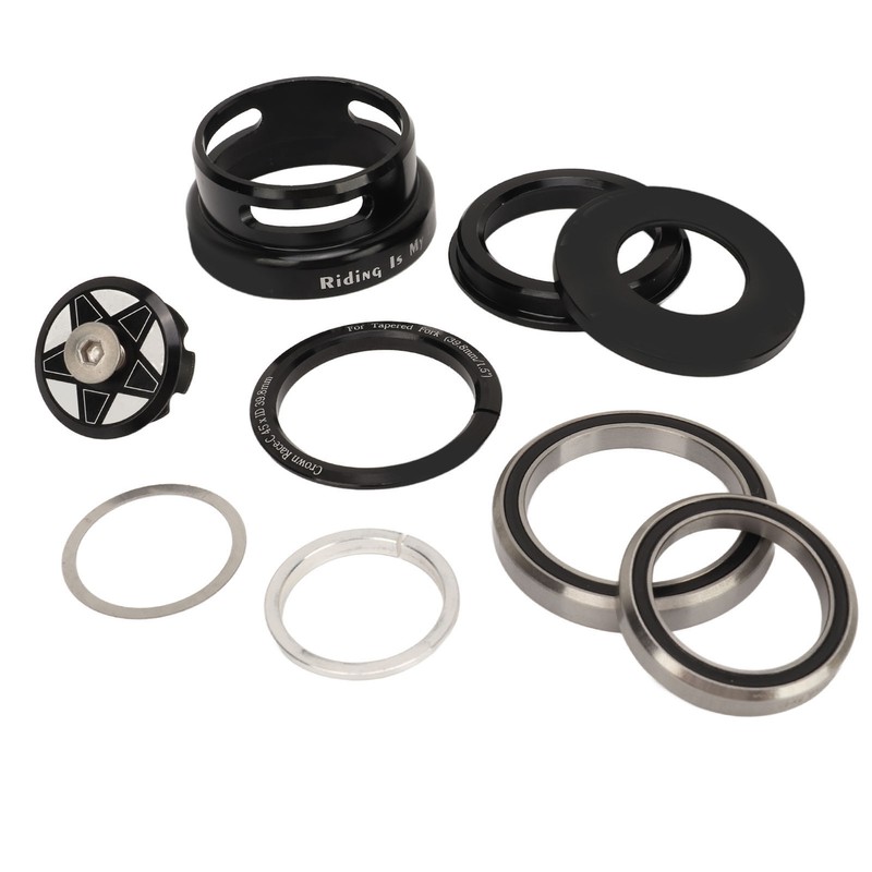 Bike Headset Bike Fork Bowls Set Aluminum Alloy Bike Front