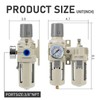 Air Compressor Filter Regulator Lubricator (FRL) Unit,Air Pressure Regulator with